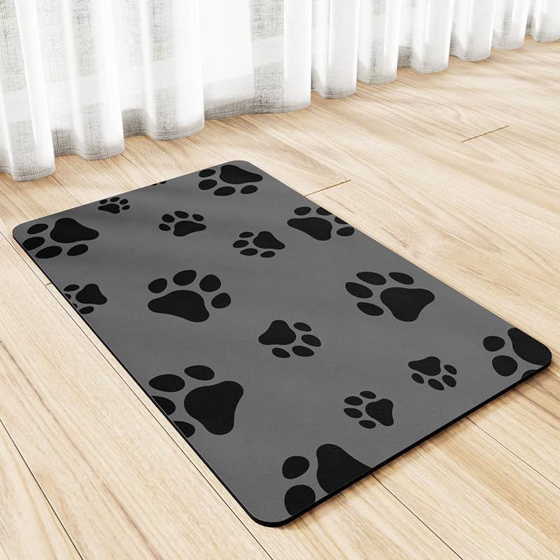 18"×30" Dog Food Mat-Absorbent Dog Mat for Food and Water