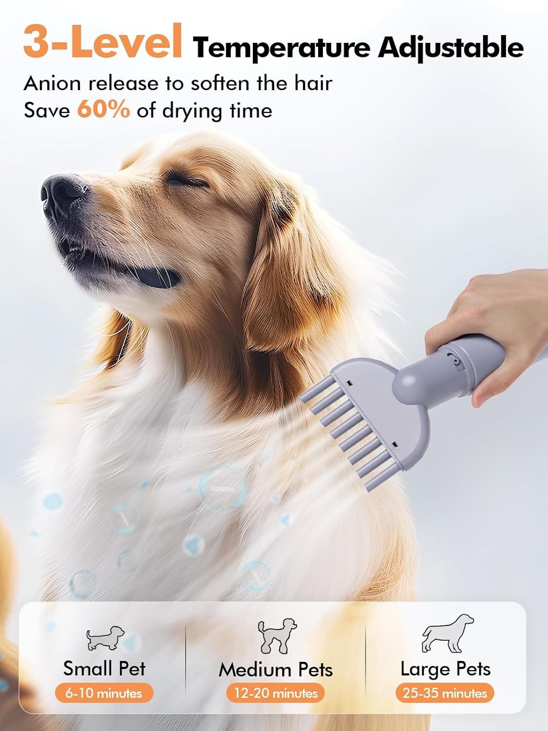 9-in-1 Dog Brush Vacuum with Electric Pet Clippers