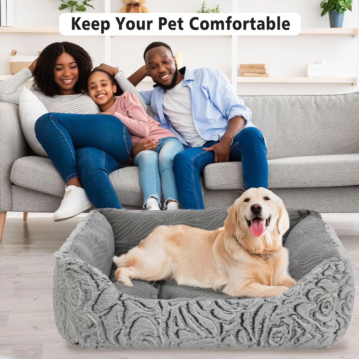 2 in 1 Dog Beds and Dog Cooling Bed for Large Medium Small Dogs