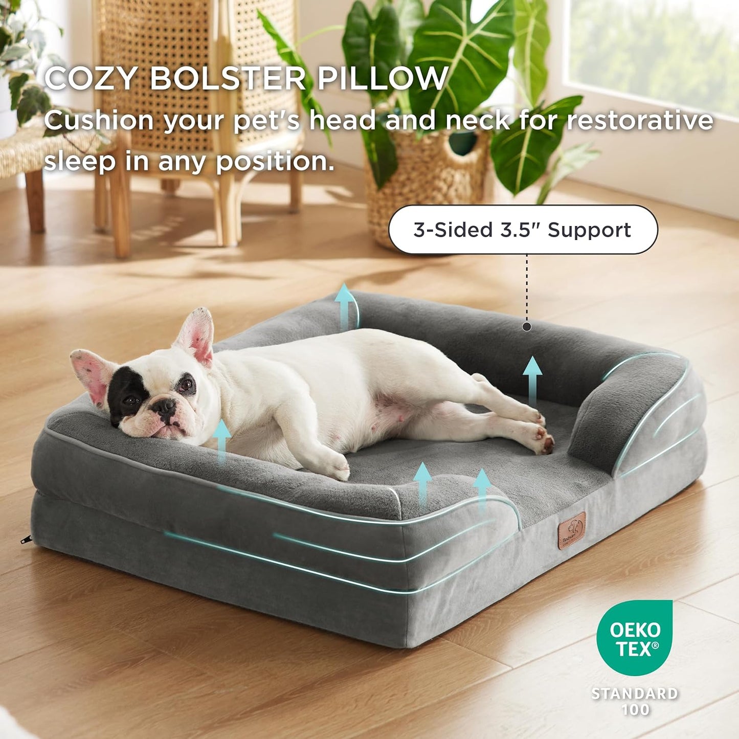 Bedsure Orthopedic Dog Bed for Medium Dogs